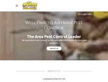 Tablet Screenshot of pestcontrolspringfieldmo.com